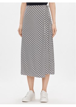 Tommy Hilfiger Spódnica trapezowa Seal Aop Wrap Midi Skirt WW0WW40757 Niebieski Regular Fit ze sklepu MODIVO w kategorii Spódnice - zdjęcie 182747873