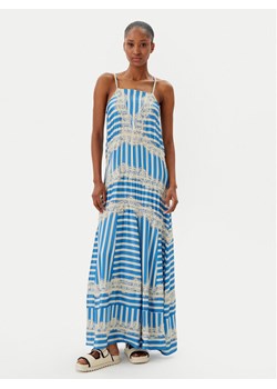 Maaji Sukienka letnia Azure Stripes Rosalia PT2664CLD001 Niebieski Regular Fit ze sklepu MODIVO w kategorii Sukienki - zdjęcie 182747992