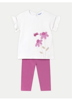 Mayoral Komplet t-shirt i legginsy 1734 Różowy Regular Fit ze sklepu MODIVO w kategorii Komplety niemowlęce - zdjęcie 182748143