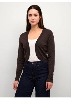 Kaffe Bolerko Astrid 500020 Brązowy Regular Fit ze sklepu MODIVO w kategorii Swetry damskie - zdjęcie 182748170