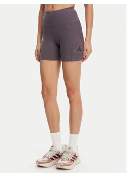 adidas Kolarki ALL SZN Rib JJ1233 Szary Slim Fit ze sklepu MODIVO w kategorii Szorty - zdjęcie 182748250