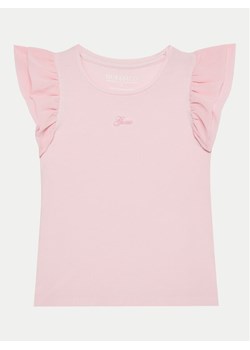 Guess Bluzka K5RI22 K6YW4 Różowy Regular Fit ze sklepu MODIVO w kategorii Bluzki dziewczęce - zdjęcie 182748331
