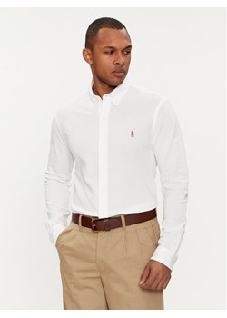 Polo Ralph Lauren Koszula 710932545002 Biały Custom Fit ze sklepu MODIVO w kategorii Koszule męskie - zdjęcie 182748351
