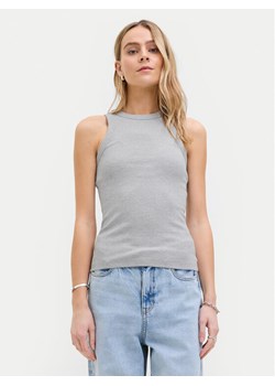 JJXX Top 12224661 Szary Rib Fit ze sklepu MODIVO w kategorii Bluzki damskie - zdjęcie 182748420