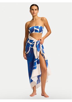 Seafolly Pareo 55454-SG Niebieski ze sklepu MODIVO w kategorii Odzież plażowa - zdjęcie 182748610