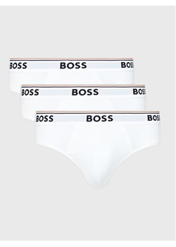 Boss Komplet 3 par slipów Power 50475273 Biały ze sklepu MODIVO w kategorii Majtki męskie - zdjęcie 182748634