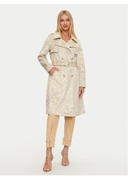 Guess Trencz W4YL23 WE4T0 Beżowy Regular Fit ze sklepu MODIVO w kategorii Płaszcze damskie - zdjęcie 182748650