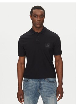 Armani Exchange Polo XM000356 AF12758 UB101 Granatowy Regular Fit ze sklepu MODIVO w kategorii T-shirty męskie - zdjęcie 182748662