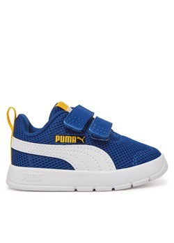 Puma Sneakersy Courtflex V3 Mesh Inf 398086 05 Niebieski ze sklepu MODIVO w kategorii Buty sportowe dziecięce - zdjęcie 182748691