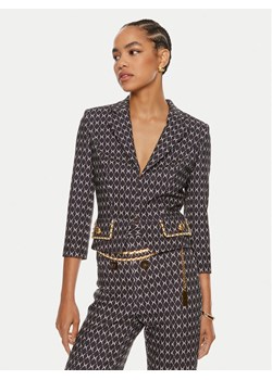 Elisabetta Franchi Marynarka GI-S85-46E2 Czarny Regular Fit ze sklepu MODIVO w kategorii Marynarki damskie - zdjęcie 182748731