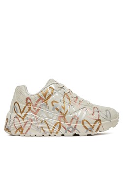Skechers Sneakersy Uno Lite - Metallic 314067L/NTMT Biały ze sklepu MODIVO w kategorii Buty sportowe dziecięce - zdjęcie 182748763