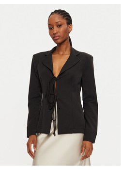 Haveone Marynarka JVS-M062 Czarny Slim Fit ze sklepu MODIVO w kategorii Marynarki damskie - zdjęcie 182748951