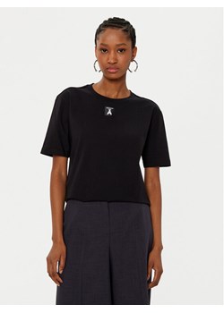 Patrizia Pepe T-Shirt 8M1612/J089-K103 Czarny Regular Fit ze sklepu MODIVO w kategorii Bluzki damskie - zdjęcie 182748960