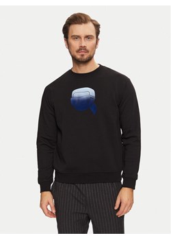 KARL LAGERFELD Bluza 705432 551942 Czarny Regular Fit ze sklepu MODIVO w kategorii Bluzy męskie - zdjęcie 182749000
