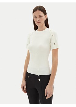 Motivi Sweter M5876000937N Biały Slim Fit ze sklepu MODIVO w kategorii Swetry damskie - zdjęcie 182749002