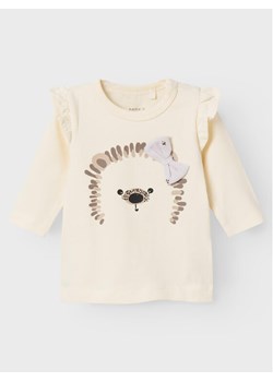 NAME IT Bluzka 13219336 Beżowy Regular Fit ze sklepu MODIVO w kategorii Kaftaniki i bluzki - zdjęcie 182749214