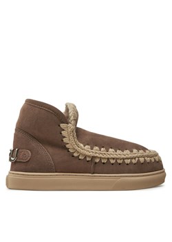 Mou Śniegowce Eskimo Sneaker Big Metal Logo FW111008A Brązowy ze sklepu MODIVO w kategorii Śniegowce damskie - zdjęcie 182749224