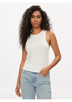 Lee Top 112350212 Écru Slim Fit - id: 0000303592479 - marki Lee - 182749234 Lee Top 112350212 Écru Slim Fit ze sklepu MODIVO w kategorii Bluzki damskie - zdjęcie 182749234