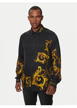 Versace Jeans Couture Koszula 76GAL2RW Czarny Regular Fit ze sklepu MODIVO w kategorii Koszule męskie - zdjęcie 182749310