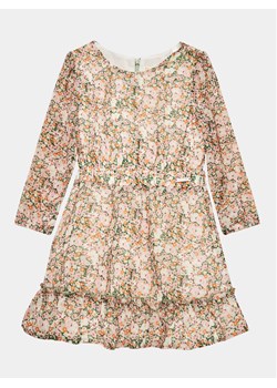 Guess Sukienka codzienna Chiffon K3YK11 WA2T0 Kolorowy Regular Fit ze sklepu MODIVO w kategorii Sukienki dziewczęce - zdjęcie 182749370