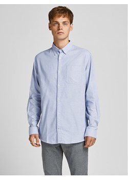 Jack&Jones Koszula 12182486 Błękitny Slim Fit ze sklepu MODIVO w kategorii Koszule męskie - zdjęcie 182749403