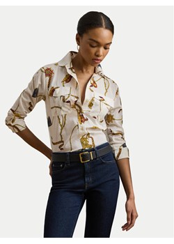 LAUREN RALPH LAUREN Koszula 200957119001 Biały Regular Fit ze sklepu MODIVO w kategorii Koszule damskie - zdjęcie 182749523