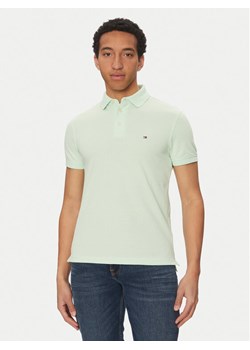 Tommy Hilfiger Polo 1985 MW0MW17771 Zielony Slim Fit ze sklepu MODIVO w kategorii T-shirty męskie - zdjęcie 182749550
