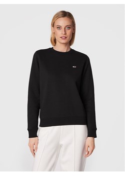 Tommy Jeans Bluza Fleece DW0DW09227 Czarny Regular Fit ze sklepu MODIVO w kategorii Bluzy damskie - zdjęcie 182749554