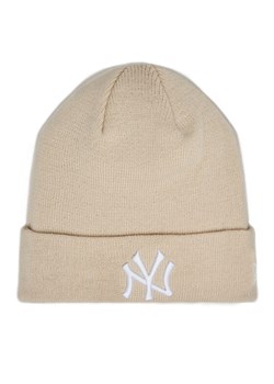 New Era Czapka Ess Nyy Stn 60348860 Beżowy ze sklepu MODIVO w kategorii Czapki zimowe męskie - zdjęcie 182749571