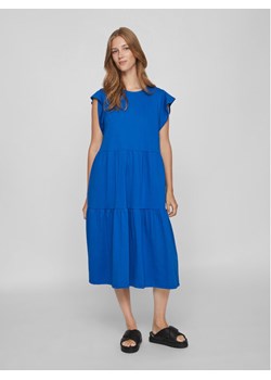 Vila Sukienka codzienna Summer 14087542 Niebieski Loose Fit ze sklepu MODIVO w kategorii Sukienki - zdjęcie 182749600