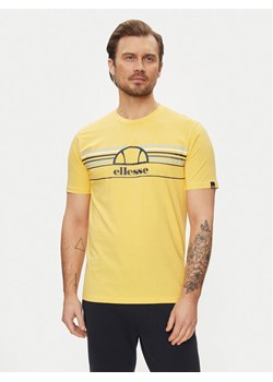 Ellesse T-Shirt Lentamente SHV11918 Żółty Regular Fit ze sklepu MODIVO w kategorii T-shirty męskie - zdjęcie 182749641