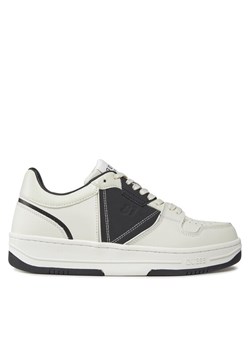 Guess Sneakersy Ancona Low FMPANC LEA12 Biały ze sklepu MODIVO w kategorii Buty sportowe męskie - zdjęcie 182749942
