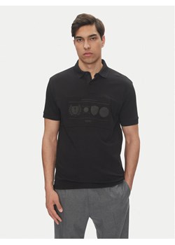 BOSS Polo Percy Heritage 50538111 Czarny Relaxed Fit ze sklepu MODIVO w kategorii T-shirty męskie - zdjęcie 182750083
