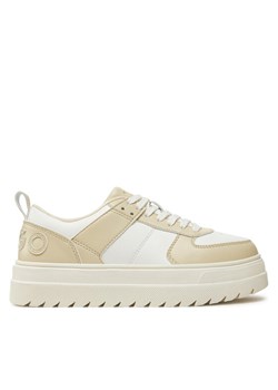 HUGO Sneakersy Lyssa 50536310 Beżowy ze sklepu MODIVO w kategorii Buty sportowe damskie - zdjęcie 182750152