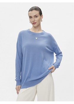 MAX&Co. Sweter Derrik Niebieski Relaxed Fit ze sklepu MODIVO w kategorii Swetry damskie - zdjęcie 182750170
