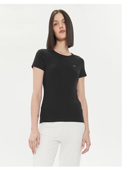 4F T-Shirt 4FWSS24TTSHF1161 Czarny Slim Fit ze sklepu MODIVO w kategorii Bluzki damskie - zdjęcie 182750220