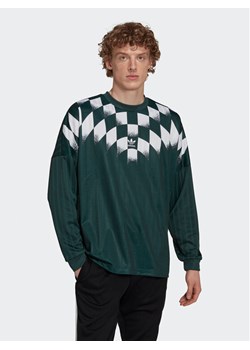 adidas Longsleeve Rekive Graphic HK7330 Zielony Loose Fit ze sklepu MODIVO w kategorii T-shirty męskie - zdjęcie 182750224
