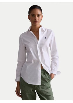 Polo Ralph Lauren Koszula 211941509002 Biały Slim Fit ze sklepu MODIVO w kategorii Koszule damskie - zdjęcie 182750243
