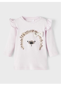 NAME IT Bluzka 13219336 Różowy Regular Fit ze sklepu MODIVO w kategorii Kaftaniki i bluzki - zdjęcie 182750253