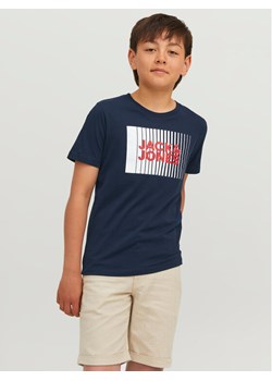 Jack&Jones Junior T-Shirt 12237411 Granatowy Regular Fit ze sklepu MODIVO w kategorii T-shirty chłopięce - zdjęcie 182750290