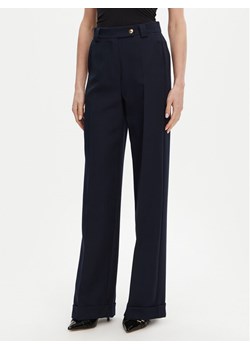 Maryley Spodnie materiałowe 25EB537/M26/43BL Granatowy Regular Fit ze sklepu MODIVO w kategorii Spodnie damskie - zdjęcie 182750293