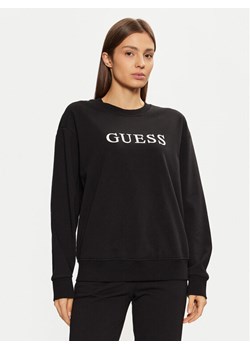 Guess Bluza O5RQ03 KCO31 Czarny Regular Fit ze sklepu MODIVO w kategorii Bluzy damskie - zdjęcie 182750331