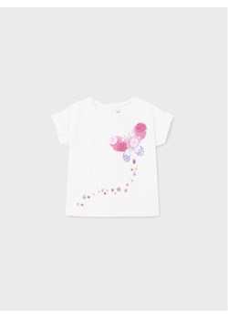 Mayoral T-Shirt 1013 Biały Regular Fit ze sklepu MODIVO w kategorii Koszulki niemowlęce - zdjęcie 182750363