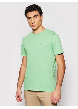 Lacoste T-Shirt TH6709 Zielony Regular Fit ze sklepu MODIVO w kategorii T-shirty męskie - zdjęcie 182750380