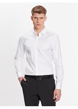 Boss Koszula 50470583 Biały Slim Fit ze sklepu MODIVO w kategorii Koszule męskie - zdjęcie 182750392