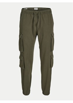 Jack&Jones Joggery Bill 12260915 Zielony Regular Fit ze sklepu MODIVO w kategorii Spodnie męskie - zdjęcie 182750404