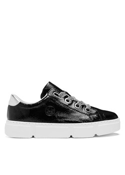 Rieker Sneakersy N59A2-00 Czarny ze sklepu MODIVO w kategorii Buty sportowe damskie - zdjęcie 182750420