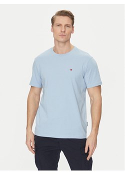 Napapijri T-Shirt Salis NP0A4H8D Niebieski Regular Fit ze sklepu MODIVO w kategorii T-shirty męskie - zdjęcie 182750631