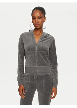 Juicy Couture Bluza Robertson JCAP176 Szary Slim Fit ze sklepu MODIVO w kategorii Bluzy damskie - zdjęcie 182750781