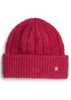 Tommy Hilfiger Czapka Timeless AW0AW16630 Różowy ze sklepu MODIVO w kategorii Czapki zimowe damskie - zdjęcie 182750810
